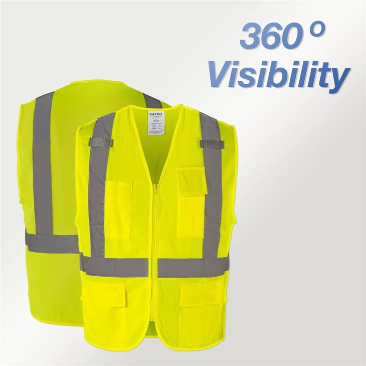 Fluorescent Yellow Safety Vest